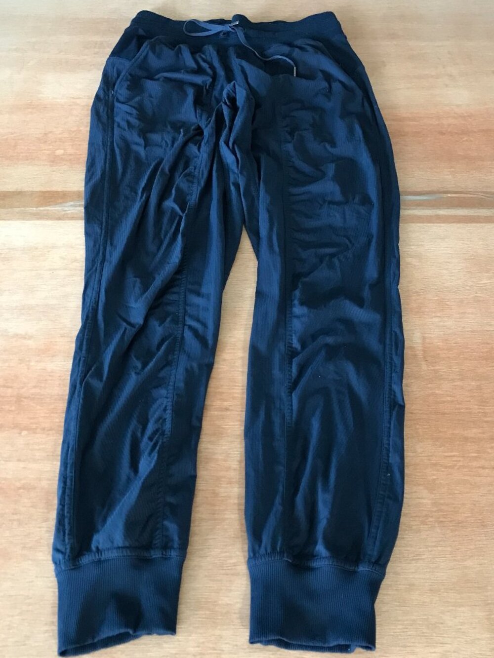 Lululemon Dance Studio Jogger Women 4 Black Mid Rise Tie Waist Zip Pocket 19635